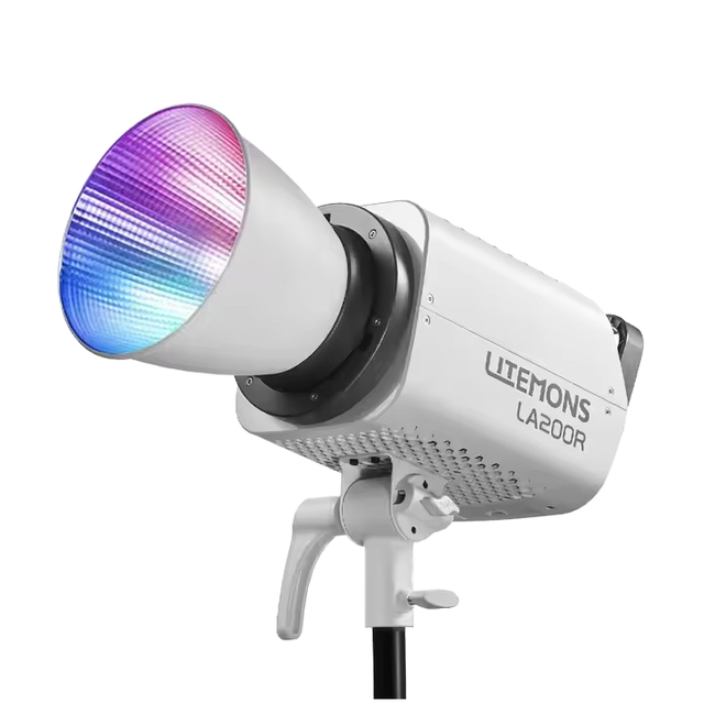 Godox Litemons LA200R 200W LED Light Full-Color RGB Video Lighting 1800-10000K COB Bowens Mount Studio Photography App Control
