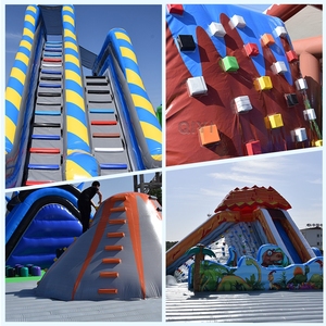 Parcours d'obstacles gonflable géant, grand parc <span class=keywords><strong>de</strong></span> jeux gonflable commercial extérieur, trampoline gonflable extérieur pour enfants - Product Image 4
