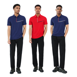 เสื้อโปโลทรงหลวมสำหรับผู้ชายเสื้อโปโลทนทานต่อการซีดจางแบบกำหนดเองได้ - Product Image 6