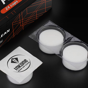 24 piezas de accesorios de limpieza para tatuajes: esponjas de espuma para inmersión, vasos de enjuague y cartuchos de aguja, para suministros de estudio de tatuajes - Product Image 3