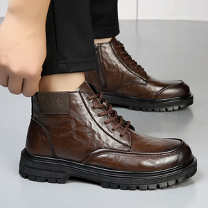Botas Chelsea de Moda de Lujo Hechas a Mano de Alta Calidad al por Mayor 2025 para Hombre, Genuinas, Antideslizantes, de Goma, Impermeables y Transpirables - Product Image 4