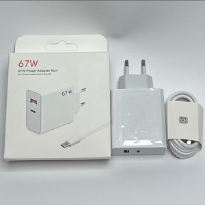 Adaptateur mural de charge rapide Type C 12W 20W avec câble, alimentation USB pour téléphone portable, prise EU - Product Image 3