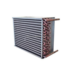 Condenseur de réfrigération refroidi par air d'aileron en aluminium de tube de cuivre adapté aux besoins du client - Product Image 3