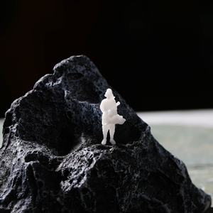 Phong cách cổ xưa hào hiệp trang trí nhỏ trong chậu bể cá vi cảnh vật liệu nhựa bức tượng thu nhỏ mô hình hào hiệp - Product Image 2