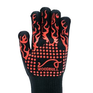 Guantes Resistentes al Calor para Asar con Agarre de Silicona, Guantes Anti-Quemaduras para Barbacoa, Manoplas de Cocina de Algodón y Silicona para Hornear y Cocinar - Product Image 6
