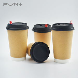 Gobelets à café en papier jetables imprimables à <span class=keywords><strong>double</strong></span> <span class=keywords><strong>paroi</strong></span> de 12 oz, prix bas, vente chaude, personnalisables, usine 2025 - Product Image 6