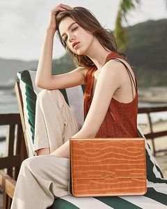 Cá sấu Wallet trường hợp đối với <span class=keywords><strong>iPad</strong></span> 10th Gen 2022 đối với <span class=keywords><strong>iPad</strong></span> 10.9 "da thông minh Folio bìa với chủ bút chì và dây đeo tay - Product Image 6