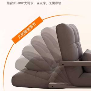 Canapé pouf pliable direct usine, siège individuel, rembourrage en mousse souple, démontable, pour balcon, fenêtre en baie, utilisation au sol - Product Image 4