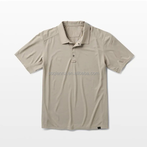 Polo en polyester à logo personnalisé, coupe ajustée, sensation <span class=keywords><strong>de</strong></span> fraîcheur, manches courtes, évacuation <span class=keywords><strong>de</strong></span> l'humidité, t-shirts <span class=keywords><strong>de</strong></span> performance, polo tactique - Product Image 1