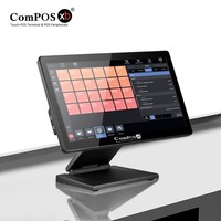 Nueva Caja Registradora POS Táctil de Doble Pantalla de 15.6 Pulgadas con Sistema Operativo Windows, Intel Core I3, WiFi de Doble Banda, Sistema Todo en Uno para Supermercado