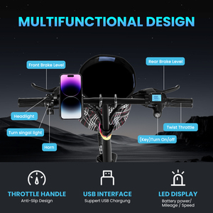 Vélo électrique pour femmes <span class=keywords><strong>USA</strong></span> 28MPH 500W Vélo électrique de pointe pour adultes Vélos électriques pour adultes Pneu de 14'' Vélo électrique pliable pour les trajets quotidiens - Product Image 3