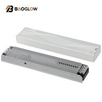 Fuente de Alimentación con Control de Interruptor para Tiras LED de 176V-264V 12/24V, Transformador de Pantalla, 24V para Luces LED, 200W, con Dimmer, Precio de Fábrica