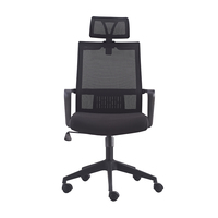 Chaise de bureau pivotante ergonomique moderne de luxe à prix abordable avec cadre en plastique et dossier en maille, 3 vérins à gaz, en gros