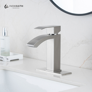 Vòi nước thác nước UPC Sus304 Griferia Torneira Cozinha, vòi chậu rửa mặt màu đen mờ, vòi lavabo <span class=keywords><strong>CUPC</strong></span> - Product Image 1