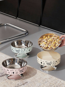 Ciotola Rialzata Antiscivolo per Cani e Gatti, Smontabile, per Interni, Vendita all'Ingrosso - Product Image 1