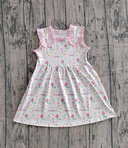 GSD1212 rts Vestido de verano sin mangas con estampado de cocodrilo hasta la rodilla para bebé niña, conjunto de ropa al por mayor para bebé niña - Product Image 2