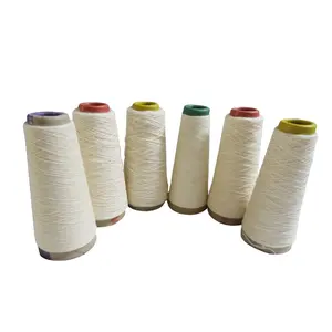 6S-32S 100% cotton Viscose Siro quay nguyên Trắng slub phong cách sợi cho vớ hoặc áo len