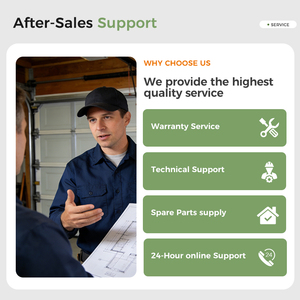 Puertas de Garaje Aisladas Modernas al por Mayor, Puertas de Garaje Dobles Verticales Residenciales para Viviendas - Product Image 5