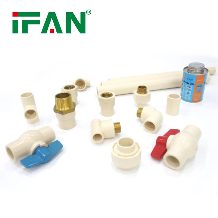 Factory Wholesale Various Customized Sizes Of Water Supply And Drainage Plastics CPVC And PVC Pipe Fittings