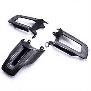 สำหรับ Ford <span class=keywords><strong>Mustang</strong></span> พวงมาลัยคาร์บอนไฟเบอร์, ปลอกคาร์บอนไฟเบอร์2015-2024 - Product Image 1