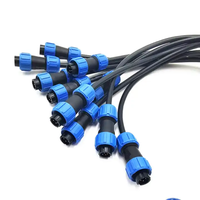Câble étanche personnalisé ODM IP68 IP67 WEIPU SP13 SP11 SP17, faisceau de câbles étanche mâle et femelle