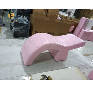 Lit de beauté incurvé Mobilier de salon de beauté Lit facial <span class=keywords><strong>SPA</strong></span> Lash - Product Image 5