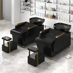 เก้าอี้สระผมแบบโมเดิร์นพร้อมอ่างล้างผมและเก้าอี้เสริม - Product Image 4
