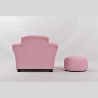 Fauteuil canapé confortable design moderne avec pouf pour la maternelle et le préscolaire pour la chambre à coucher ou le salon