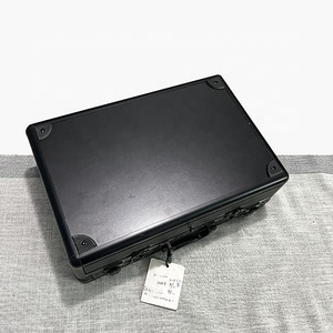 Caja de cosméticos con cajón de doble cubierta, maletín de aluminio con espejo, profesional, <span class=keywords><strong>para</strong></span> <span class=keywords><strong>maquillaje</strong></span>, OEM/ODM - Product Image 4