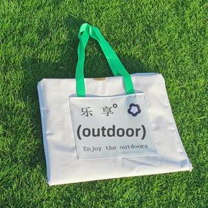 ผ้าอ๊อกซ์ฟอร์ด 600D กันน้ำ กันความชื้น สำหรับปิกนิกกลางแจ้ง แผ่นรองนอนหนาพกพาสะดวกสำหรับตั้งแคมป์ เดินทางท่องเที่ยว มีซิปสำหรับพกพา - Product Image 1