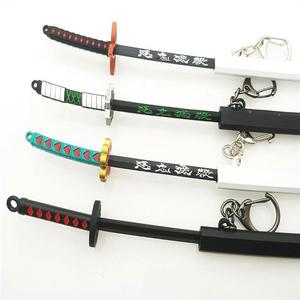 Commercio all'ingrosso di alta qualità 17cm cacciatrice di demoni cosplay giocattolo Kamado Tanjirou Agatsuma Zenitsu spada di metallo - Product Image 3