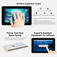 AISmartlink Waveshare 7 inç DSI Kapasitif Dokunmatik Ekran Raspberry Pi 5/4B/3B/CM3/3+/4 ile Uyumlu 720x1280 IPS Panel
