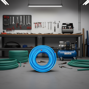 Sistema de tubería de aire de tienda de 3/4 ''X 300FT HDPE azul/Kit de línea de aluminio modelo D0100X3IF0J para compresores de aire - Product Image 2