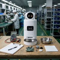 Neuer Intelligenter Automatischer Tierfutterautomat mit Großer Kapazität und 400W Hochauflösender WLAN-Kamera zur Fernsteuerung
