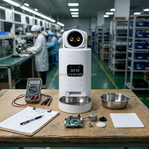 Nouvelle mangeoire automatique intelligente pour animaux de compagnie à grande capacité avec caméra pour animaux de compagnie haute définition 400W Contrôle de la caméra Wifi Mangeoire intelligente pour animaux de compagnie - Product Image 6