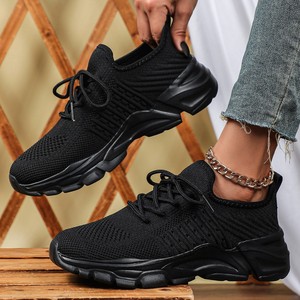 <span class=keywords><strong>รองเท้า</strong></span>วิ่งตาข่ายถักแบบผูกเชือกสำหรับผู้หญิง, <span class=keywords><strong>รองเท้า</strong></span>วิ่งน้ำหนักเบาระบายอากาศได้ดีสวมใส่สบายสำหรับคู่รักทำกิจกรรมกลางแจ้ง - Product Image 5