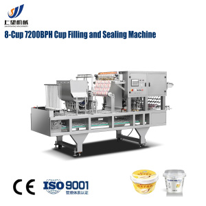 Máquina de Llenado y Sellado de Vasos de Alta Capacidad 7200BPH para Vasos de Hielo, <span class=keywords><strong>Miel</strong></span>, Agua Mineral, Líquidos, <span class=keywords><strong>Cereales</strong></span>, Yogur - Product Image 1