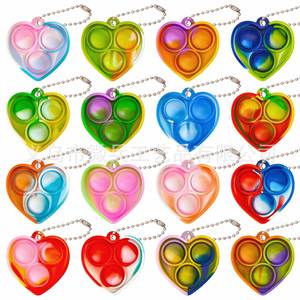 Custom Toy-Stress-Relief <b>Bubble</b>-Popping -<b>Mini</b> Squeezable Fidget Toy, Keychain Charm-Mochi Toy - Product Image 2