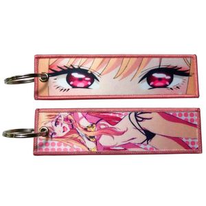 Custom Fabric Woven Embroidery Printing Patches Keychain Anime Jet Tag - Product Image 4