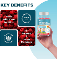 Gomitas para Dormir de Marca Privada OEM ODM a Precio de Fábrica para Niños con Magnesio, Promueven la Salud, el Desarrollo Muscular, Óseo y la Energía