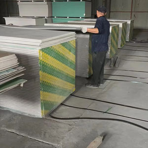 Plaque de plâtre en gypse imperméable de haute qualité en gros, 9,5 mm, 12 mm, pour usage extérieur et <span class=keywords><strong>chambre</strong></span> <span class=keywords><strong>à</strong></span> <span class=keywords><strong>coucher</strong></span> - Product Image 5