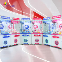 Machine à attraper les jouets à pièces, grue à jouets, grue à jouets folle avec accepteur de billets, bon prix, assistance technologique à vie