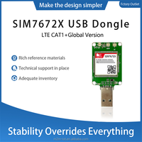 Module SIMCom LTE Cat 1bis Série SIM7672 SIM7672E SIM7672NA Module sans fil LCC+LGA Cat-1 Bis 4G LTE Dongle USB SIM7672G