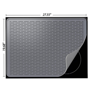 Tapis de séchage en silicone pour comptoir de cuisine, couverture de cuisinière électrique, tapis anti-poussière en silicone - Product Image 2