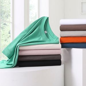 High Quality Unisex 100% Cotton T-<b>Shirt</b> Custom <b>Silk</b> Screen Printing 210 GSM Oversized Fit for <b>Men</b> - Product Image 2
