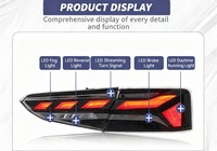 Feux arrière de style RS5 pour Audi A5 S5 B9 2017 2018 2019 2020, assemblage de feux arrière de voiture d'usine A5 S5, clignotants LED automatiques