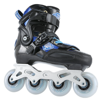 Patins à roulettes en fibre de carbone professionnels, directement de l'usine, pour adultes - Chaussures de patinage de vitesse et de slalom avec roues en PU