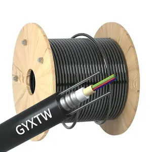 8.0mm Fiber Optic Cable Telecommunication Rj45 Connector Rj45 Patch Cord Machine Armored Single Mode G652d GYXTW 4/9/8/12 Core