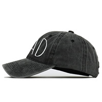 Gorra de Béisbol Vintage con Bordado DAD, Ajustable, de Algodón Lavado, para Hombre y Mujer, Casual, Protección Solar, Regalo para el Día del Padre