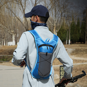 Trọng Lượng Nhẹ Dây Kéo Không Thấm Nước Ba Lô Du Lịch Giải Trí Thể Thao Ngoài Trời Túi Đi Bộ Đường Dài Hydrat Hóa Ba Lô Cho Đi Xe Đạp Leo Núi - Product Image 2